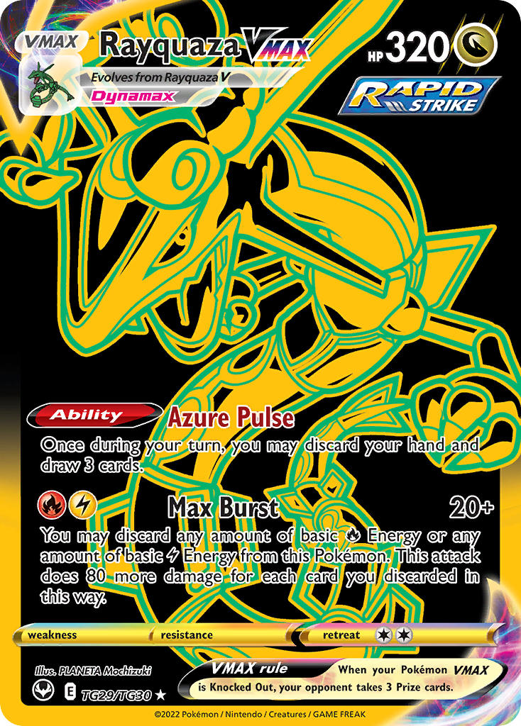 Rayquaza VMAX (Secret) - TG29/TG30 (SWSH12:TG) Secret Rare - Near Mint