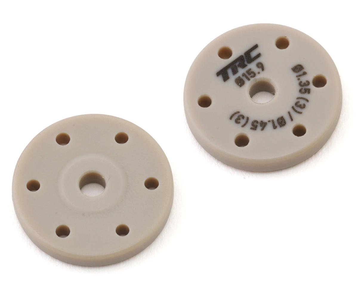 Throttlefinger Racing Concepts 15.9mm Flat Shock Piston (2) (1.35mm x 3 + 1.45mm x 3)