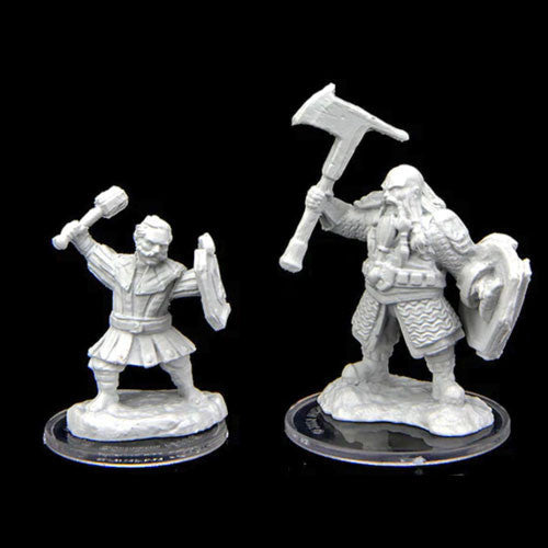 Critical Role: Unpainted Miniatures - Kymal Militia Brawler & Jorenn M