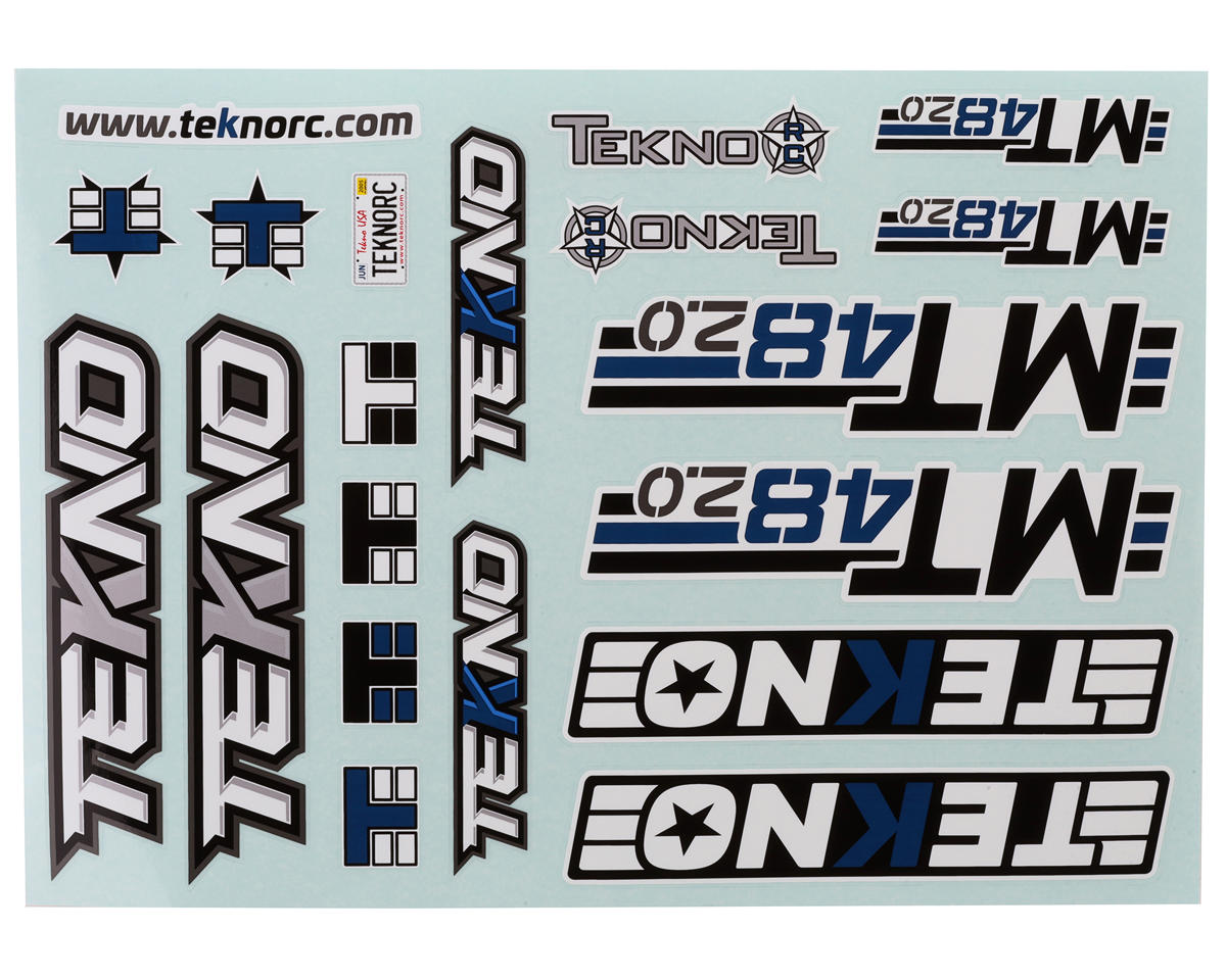 Tekno RC MT48 2.0 Decal Sheet