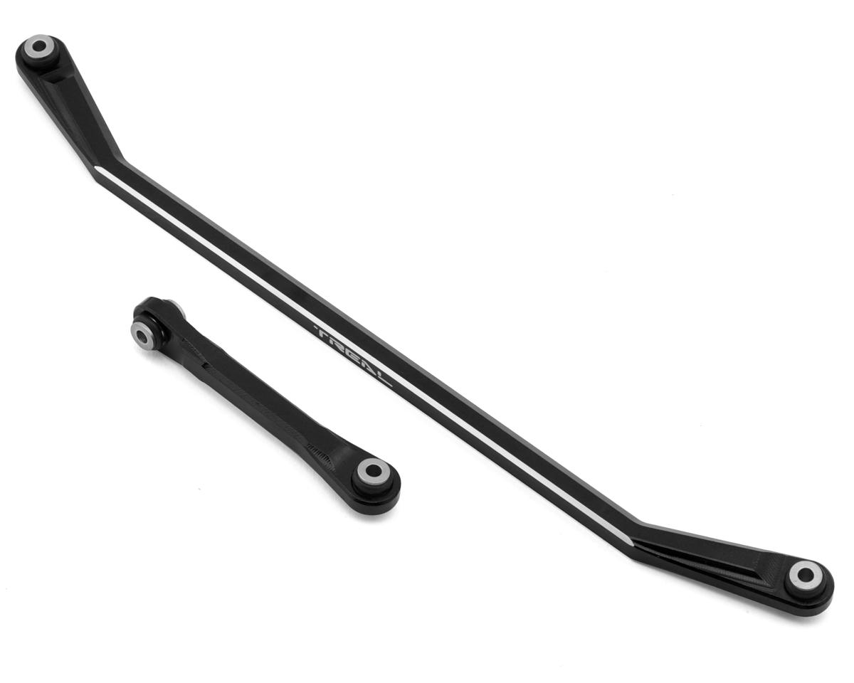 Treal Hobby Axial AXP8 Gilamon 7075 CNC-Machined Aluminum Steering Link Set (Black)