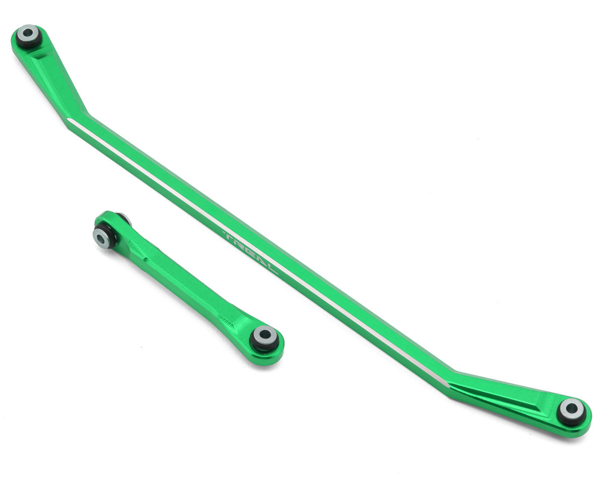 Treal Hobby Axial AXP8 Gilamon 7075 CNC-Machined Aluminum Steering Link Set (Green)