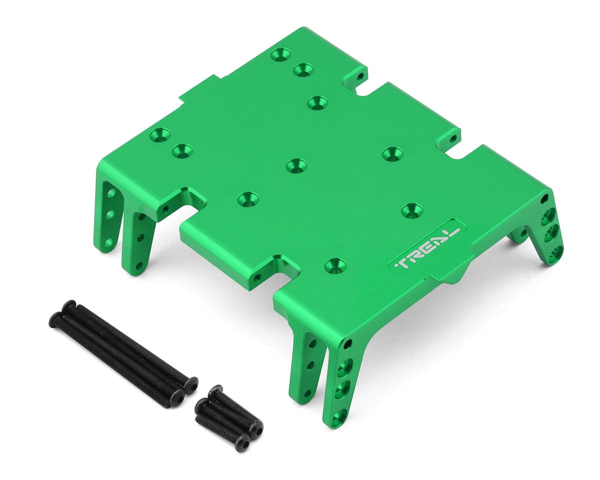 Treal Hobby Axial AXP8 Gilamon 7075 CNC-Machined Aluminum Skid Plate (Green)