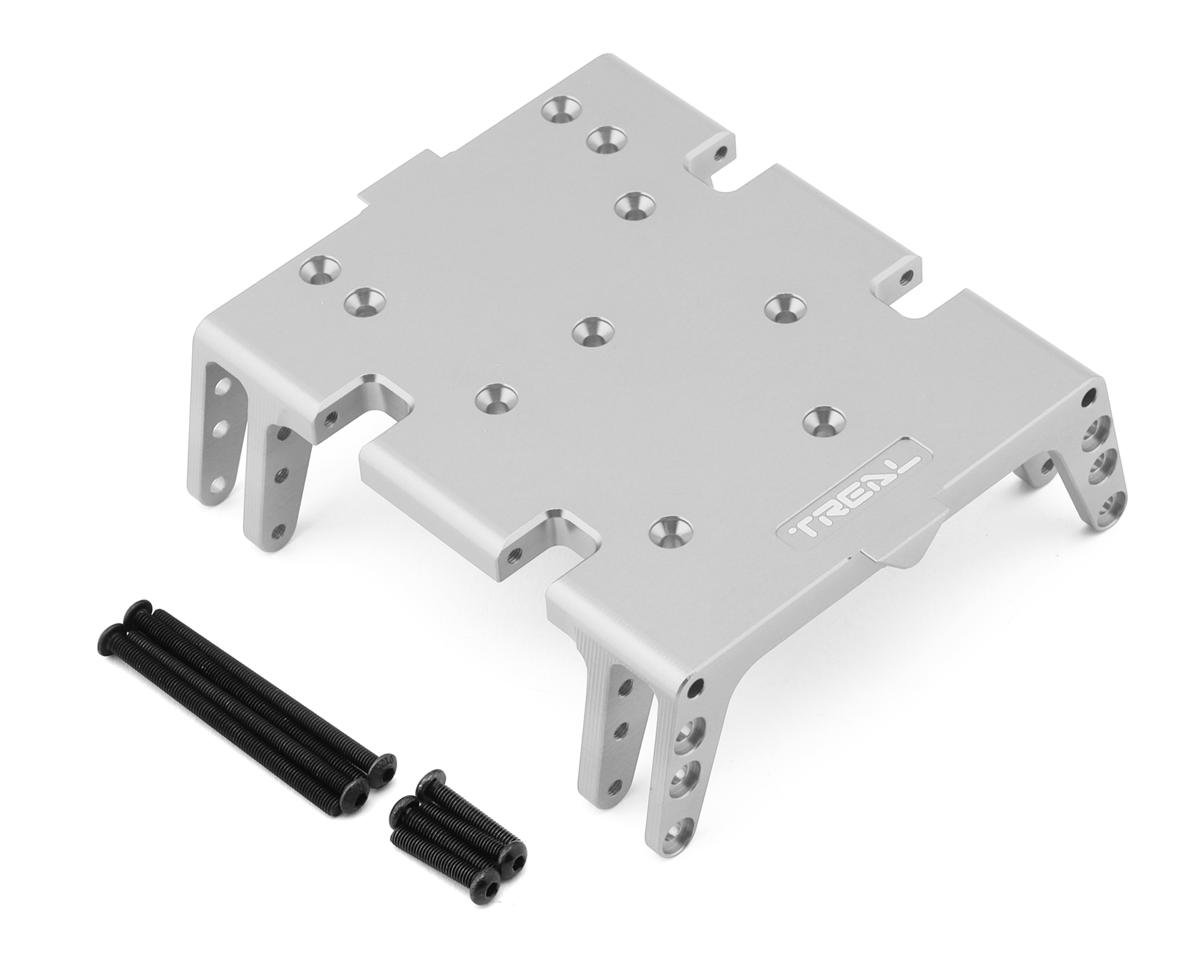 Treal Hobby Axial AXP8 Gilamon 7075 CNC-Machined Aluminum Skid Plate (Silver)