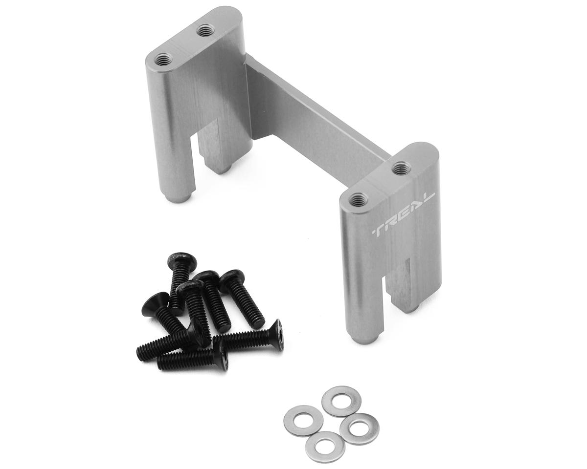 Treal Hobby Axial AXP8 Gilamon 7075 CNC-Machined Aluminum Servo Mount (Silver)