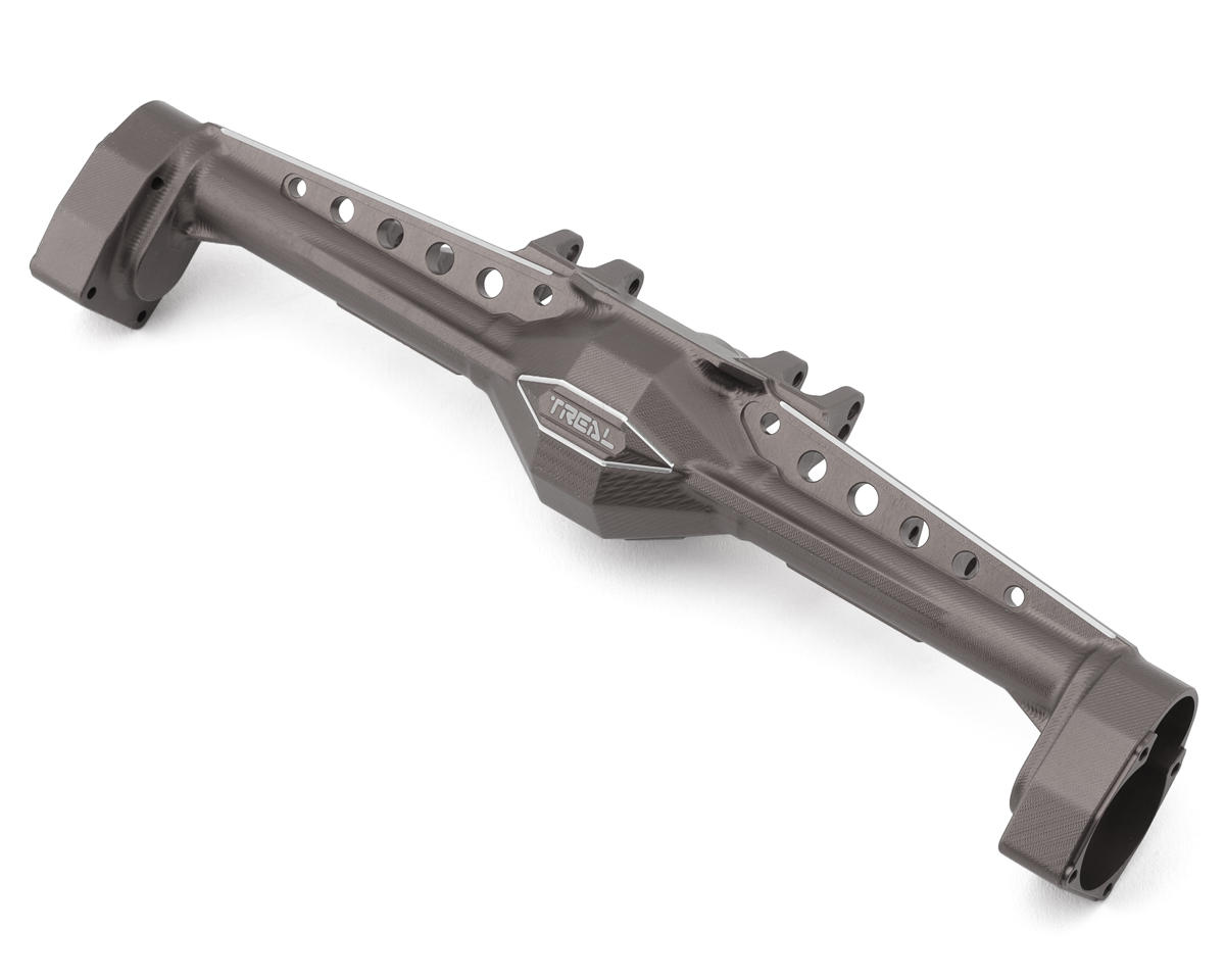 Treal Hobby Axial Capra CNC Aluminum One Piece Rear Axle Housing (Titanium)
