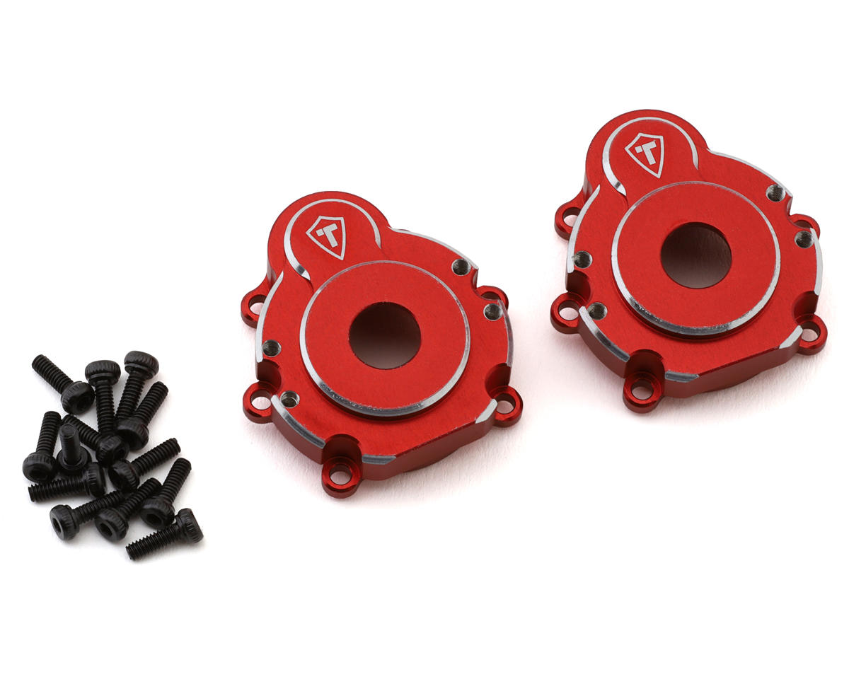 Treal Hobby Redcat Gen9 Aluminum Outer Portal Covers (Red) (2)