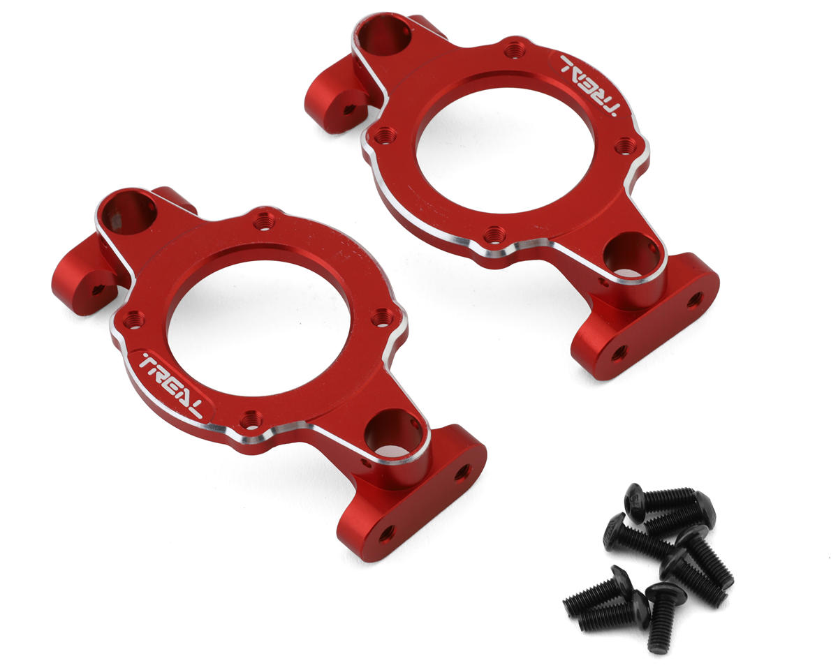 Treal Hobby Redcat Gen9 Aluminum Body Mount Brackets (Red) (2)