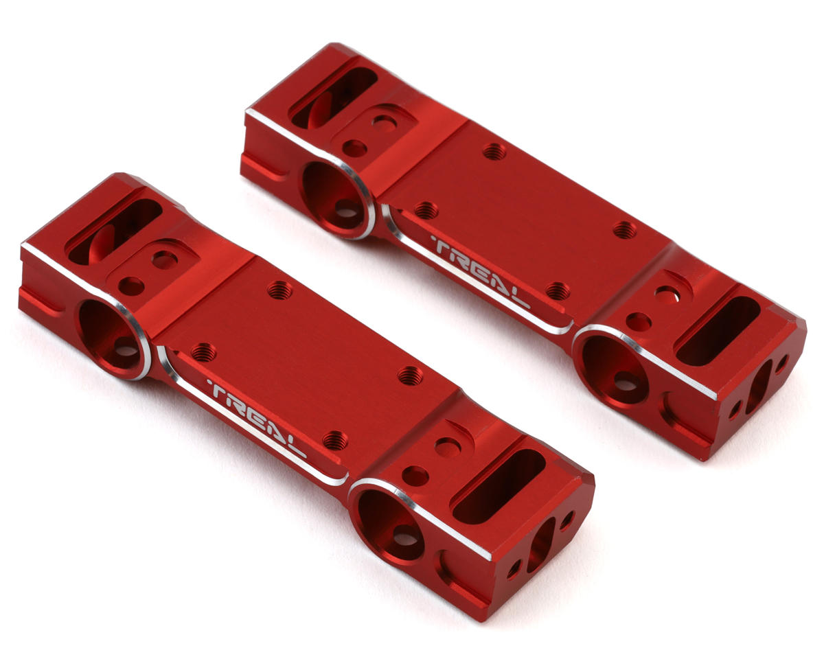 Treal Hobby Redcat Gen9 Aluminum Bumper Mounts (Red) (2)