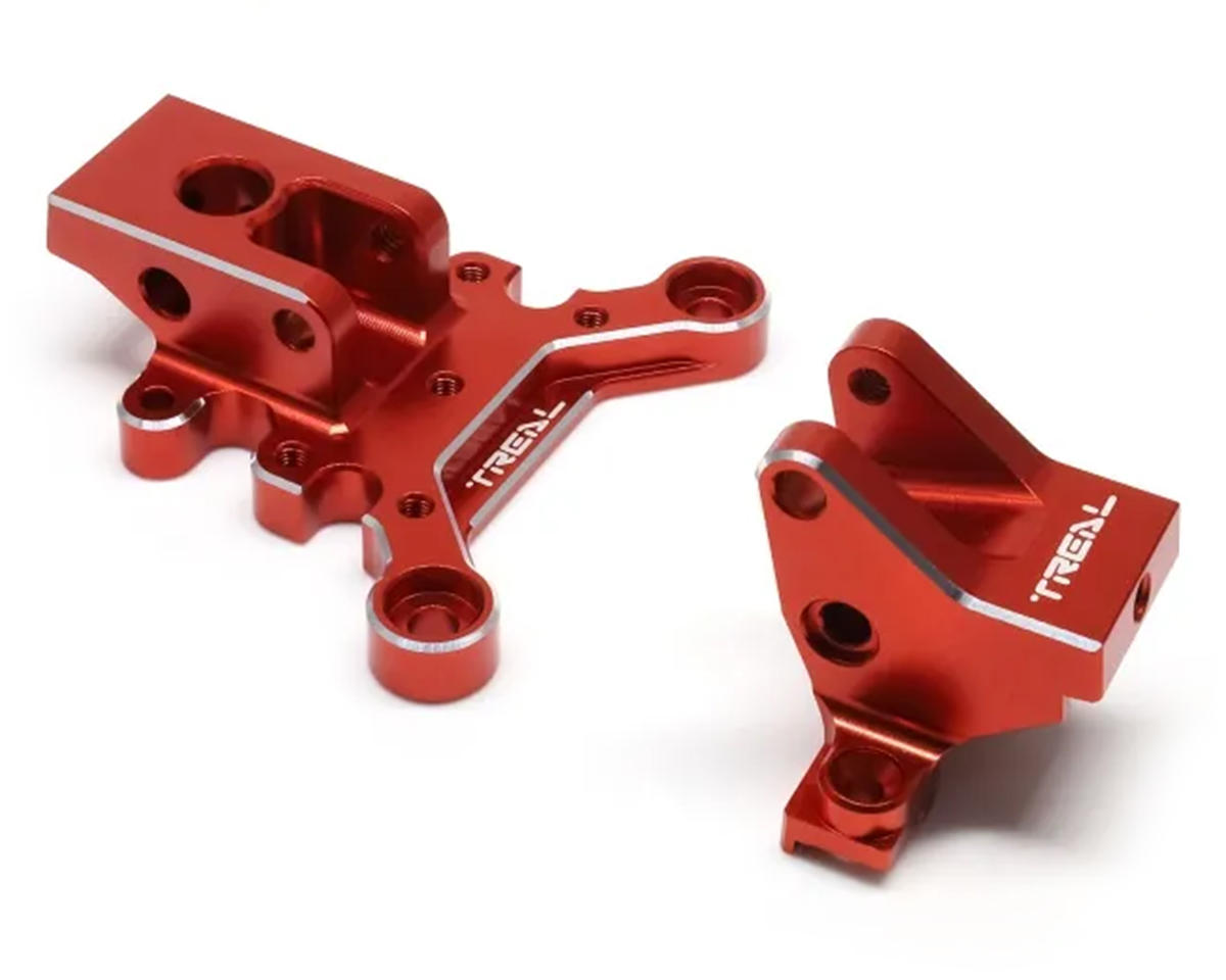 Treal Hobby Arrma Kraton 6S BLX 7075 Aluminum Center Brace Mount (Red) (Front/Rear)