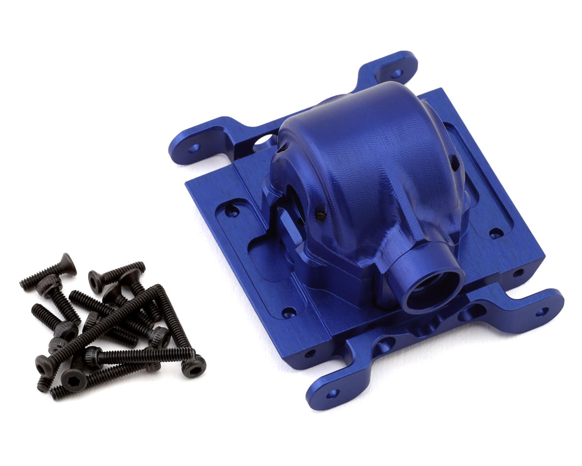 Treal Hobby Losi Mini LMT Aluminum Center Differential Gear Box Housing (Blue)