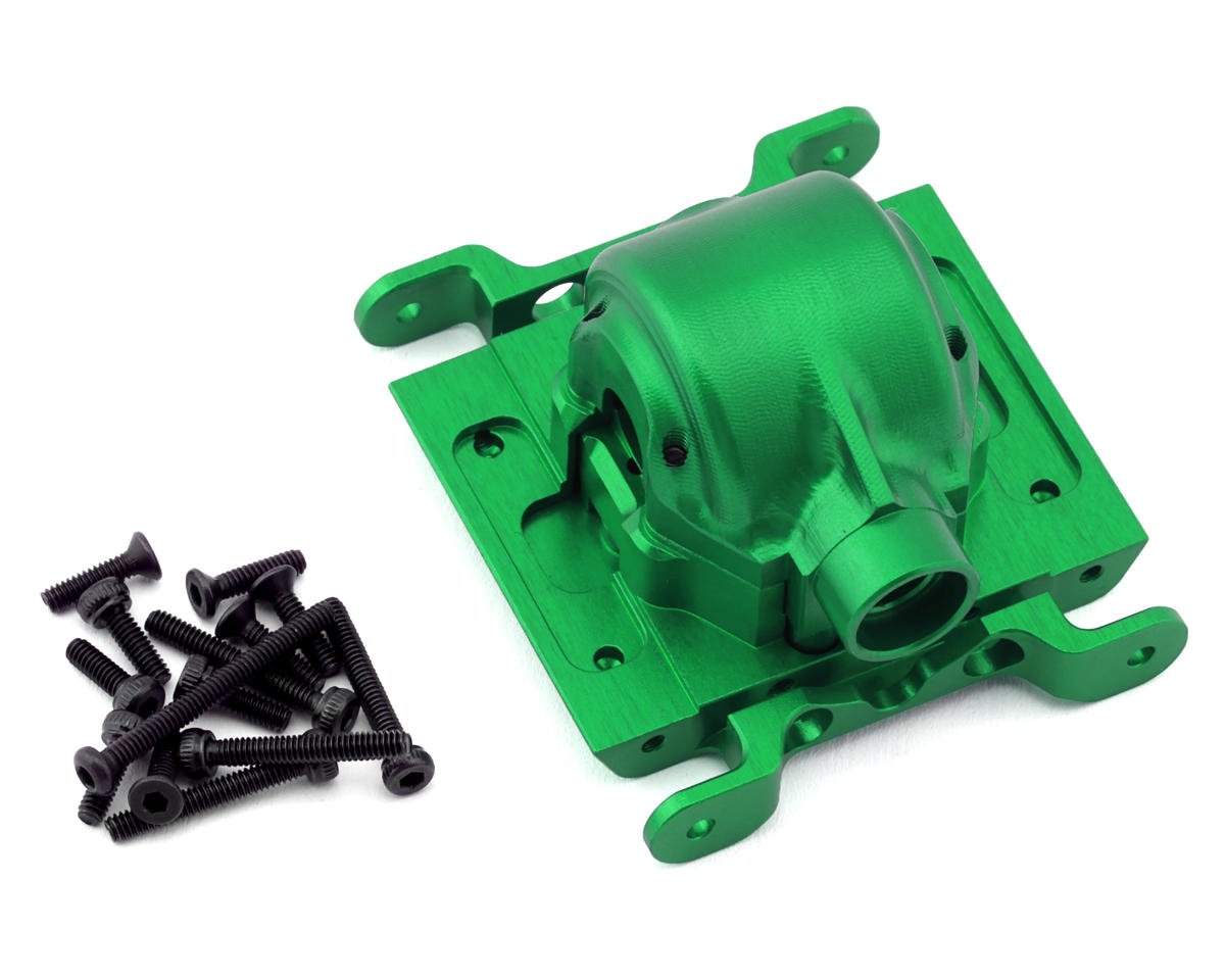 Treal Hobby Losi Mini LMT Aluminum Center Differential Gear Box Housing (Green)