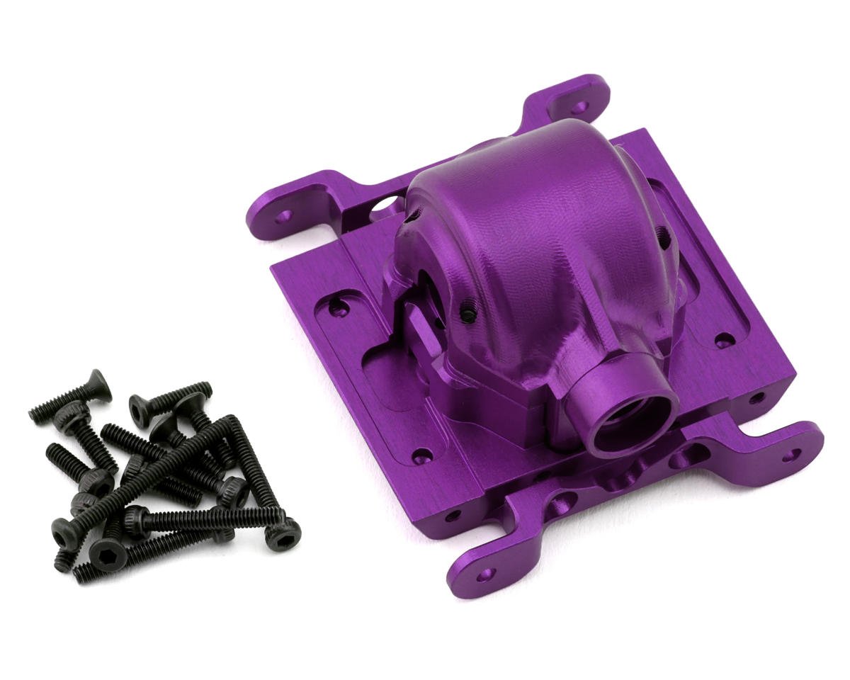 Treal Hobby Losi Mini LMT Aluminum Center Differential Gear Box Housing (Purple)