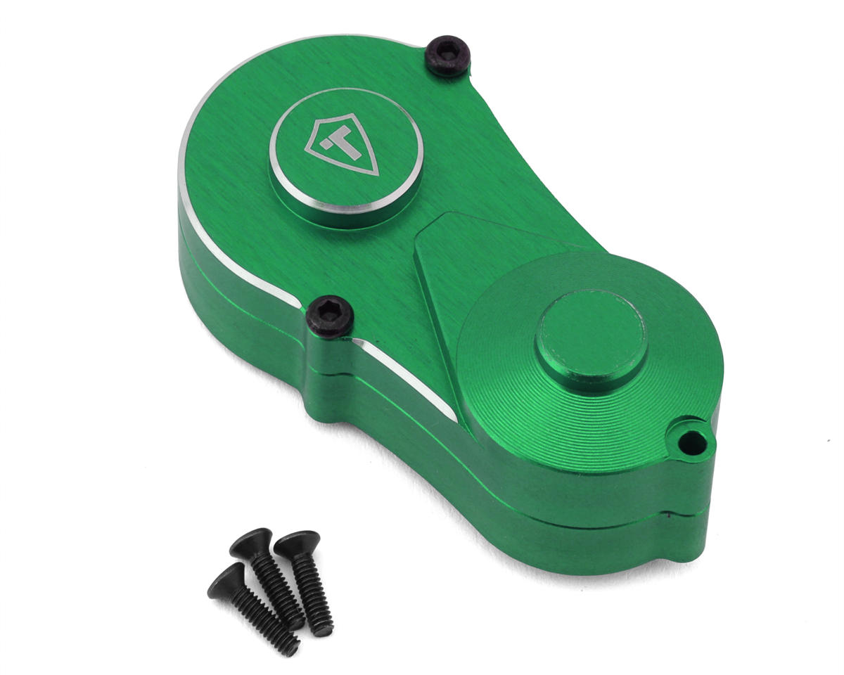 Treal Hobby Losi Mini LMT Aluminum Outer Transmission Gearbox Housing Cover (Green)
