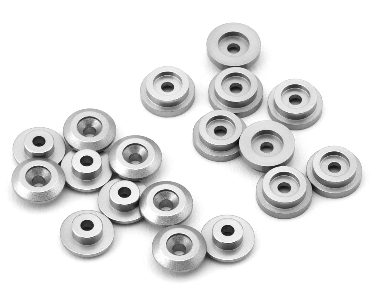 Treal Hobby Losi Mini LMT Aluminum Body Buttons Set (Silver) (10)
