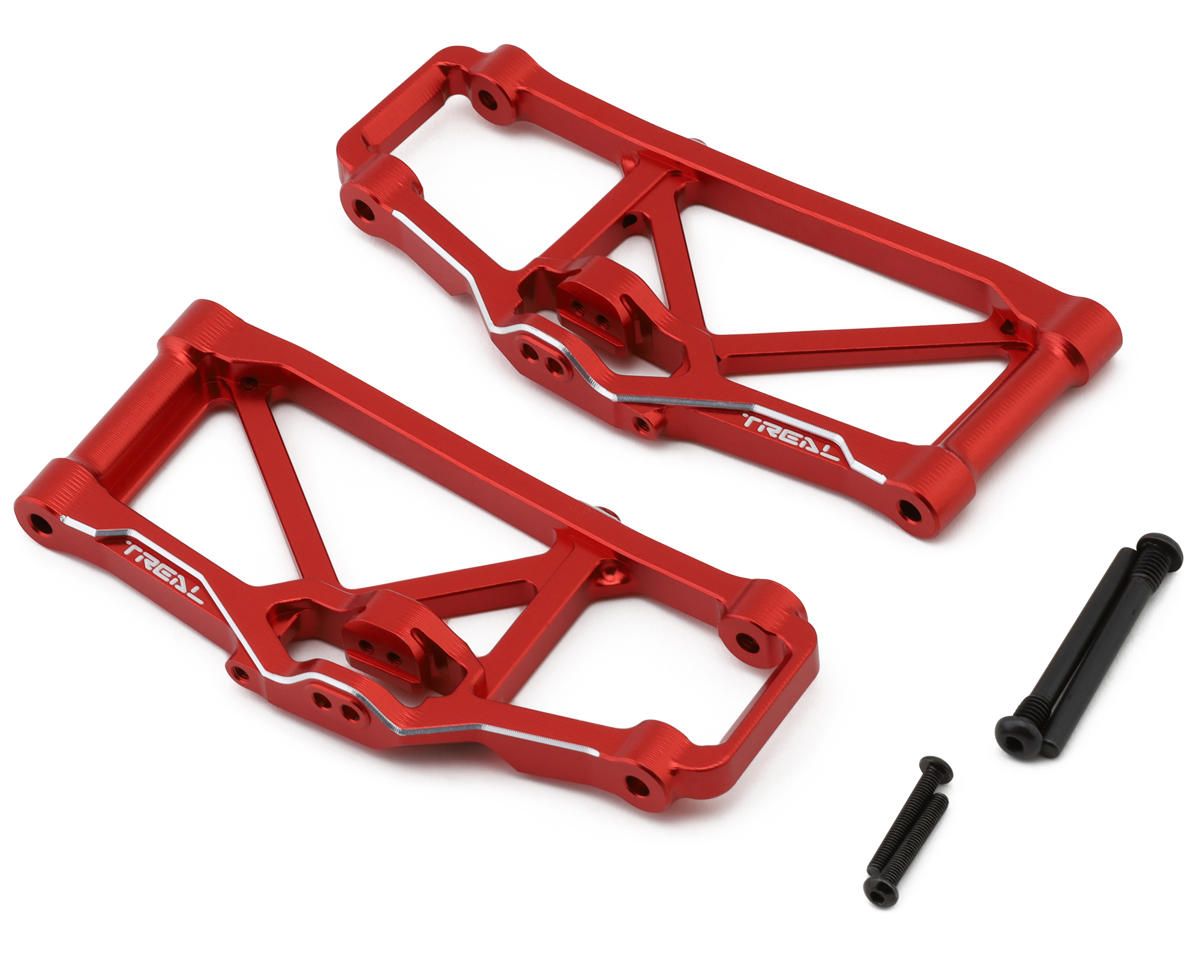 Treal Hobby 7075 Aluminum Lower Arms for Traxxas® Maxx® & Maxx Slash® (Red) (2) (Front/Rear)