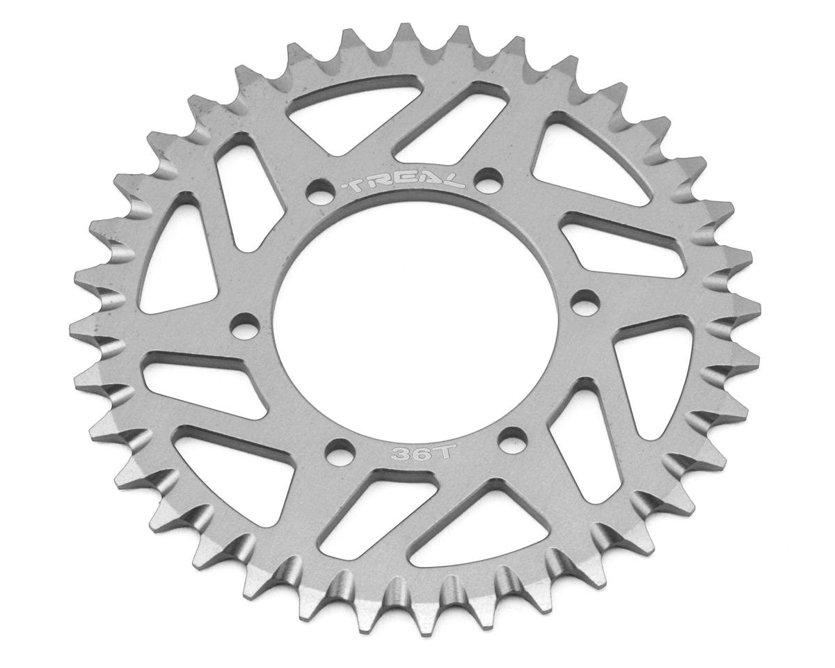 Treal Hobby Losi Promoto MX CNC Aluminum Rear Sprocket (Silver) (36T)