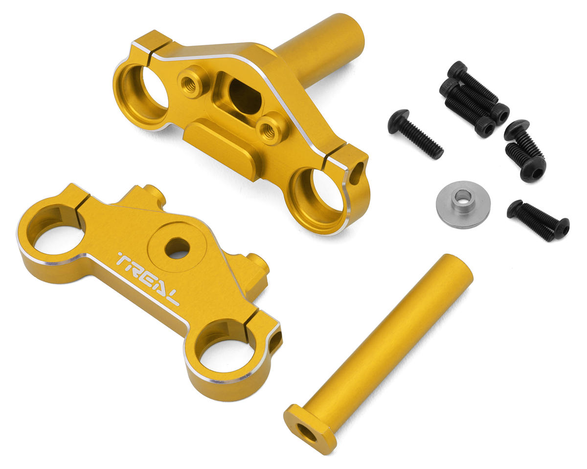 Treal Hobby Promoto CNC Aluminum Triple Clamp Set (Gold)