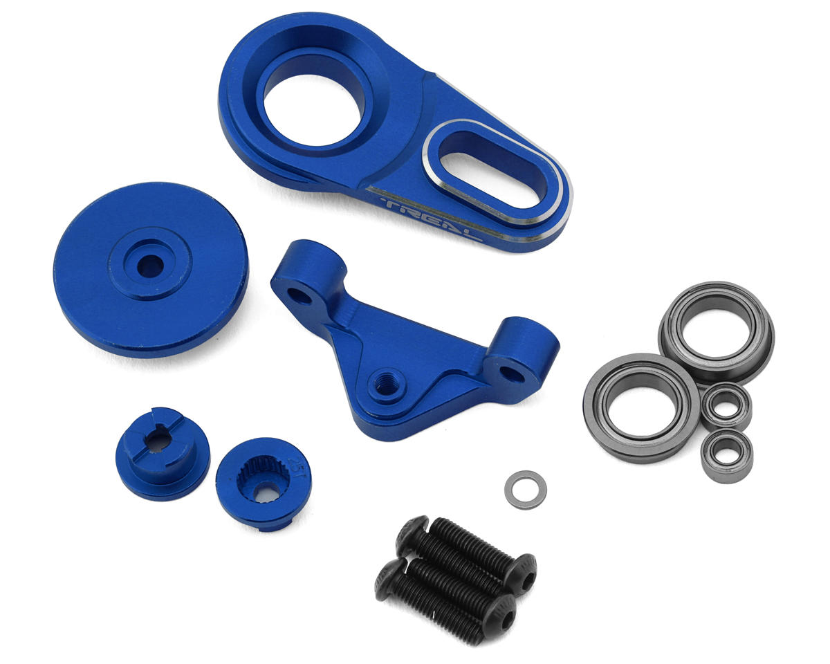 Treal Hobby Losi Promoto MX CNC Aluminum Servo Saver (25T/23T) (Blue)