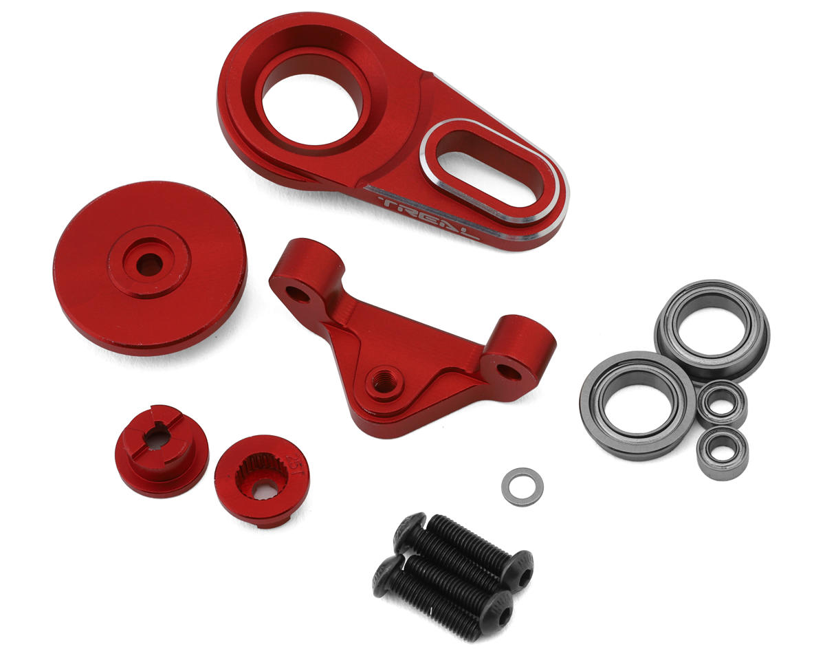 Treal Hobby Losi Promoto MX CNC Aluminum Servo Saver (25T/23T) (Red)