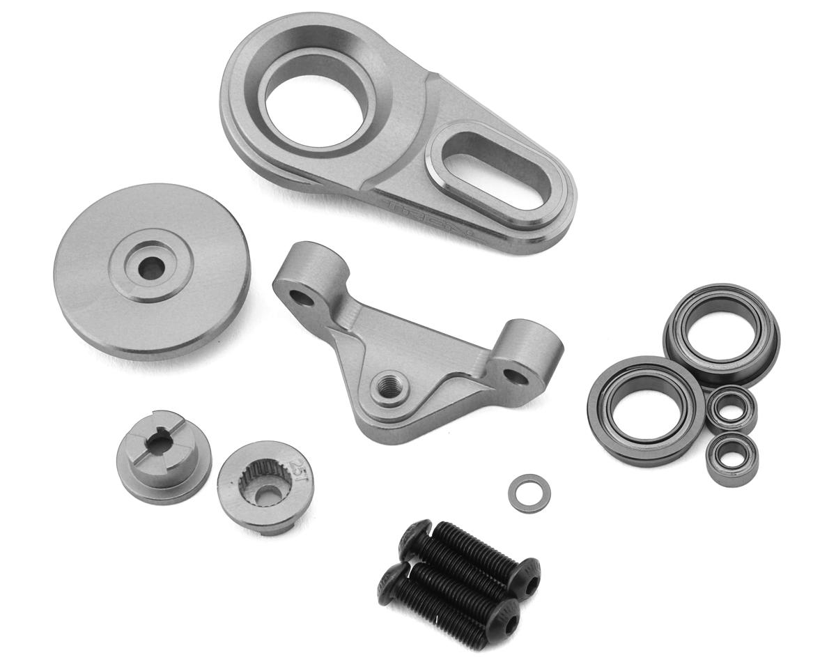 Treal Hobby Losi Promoto MX CNC Aluminum Servo Saver (25T/23T) (Silver)