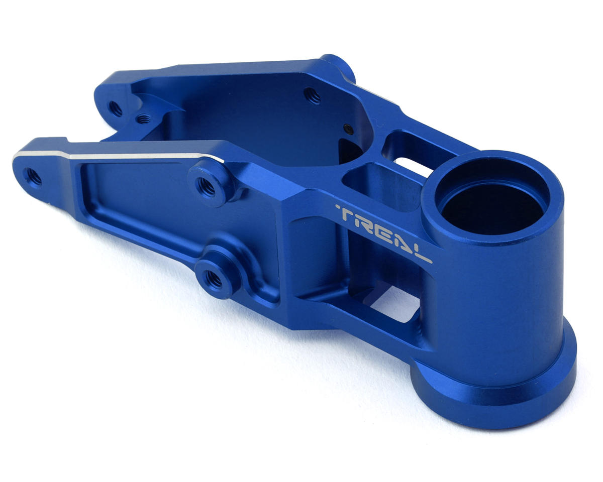 Treal Hobby Losi Promoto MX CNC Aluminum Front Bulkhead (Blue)