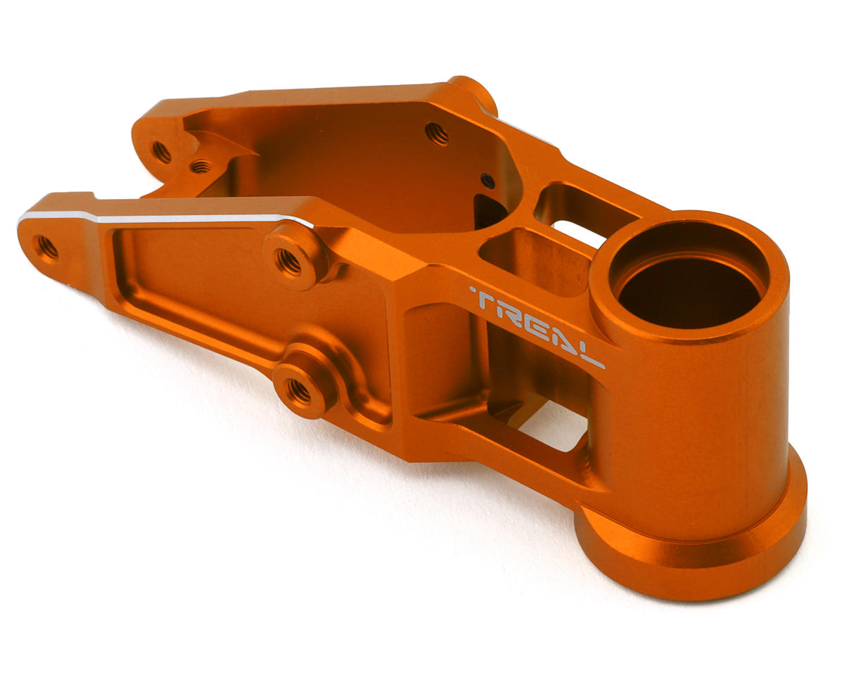 Treal Hobby Losi Promoto MX CNC Aluminum Front Bulkhead (Orange)