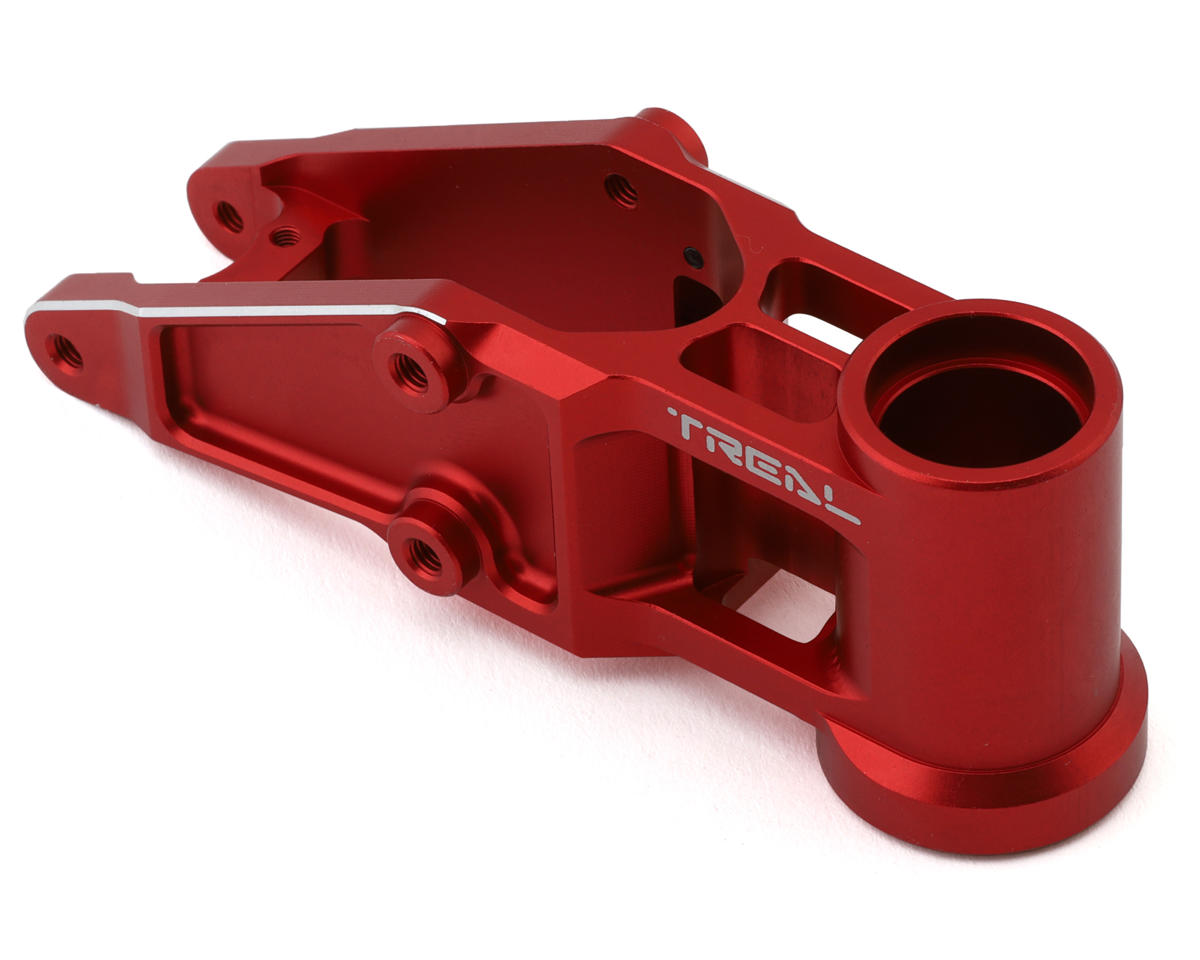 Treal Hobby Losi Promoto MX CNC Aluminum Front Bulkhead (Red)