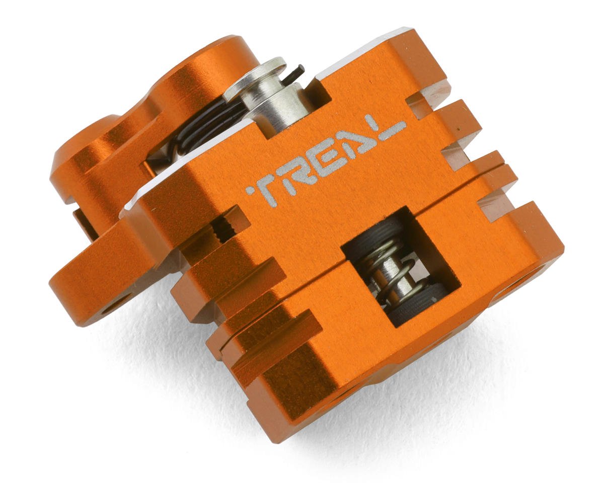 Treal Hobby Losi Promoto MX CNC Aluminum Front Brake Caliper w/Pads (Orange)