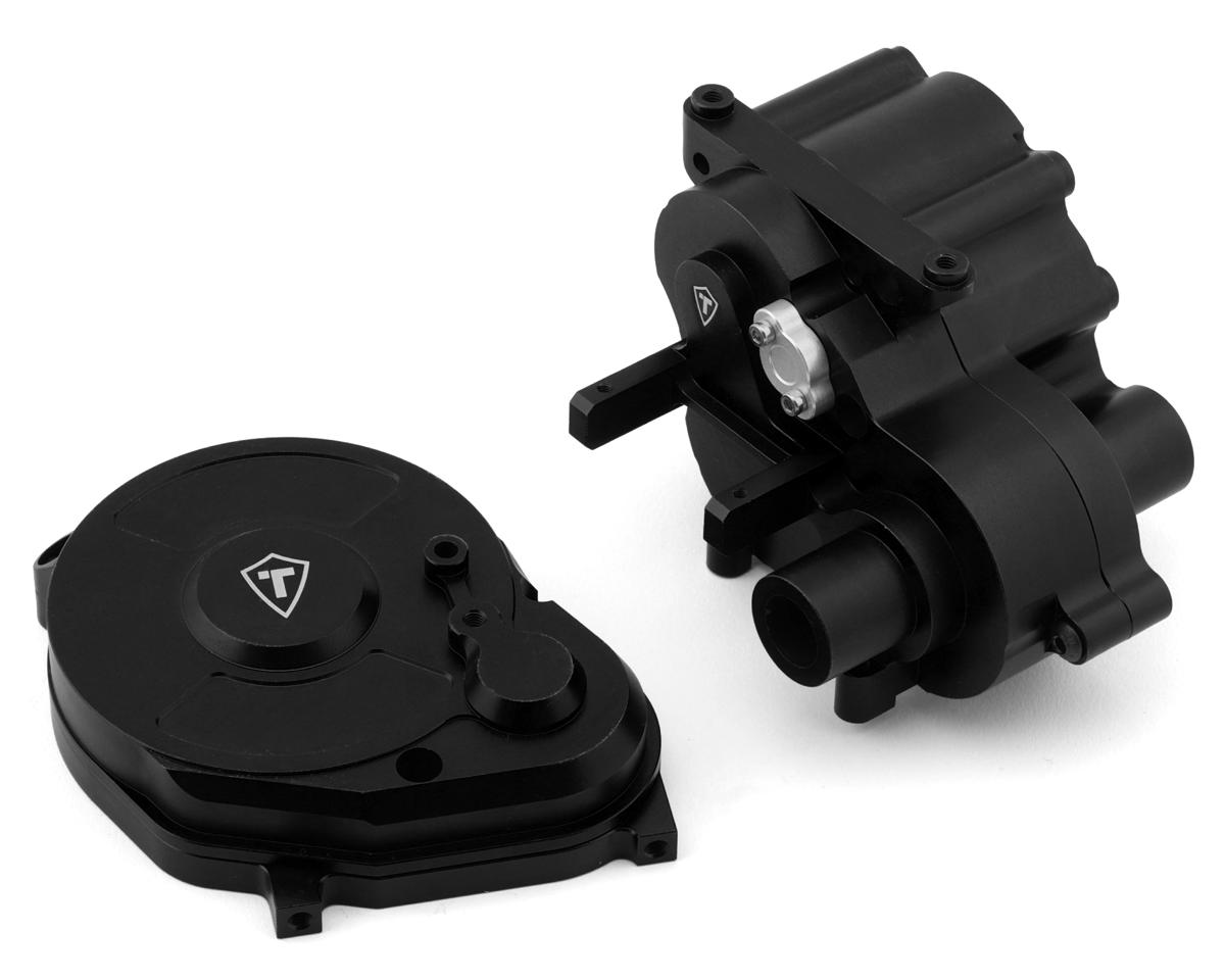 Treal Hobby RBX10 Ryft Aluminum Transmission Gearbox & Motor Mount (Black)