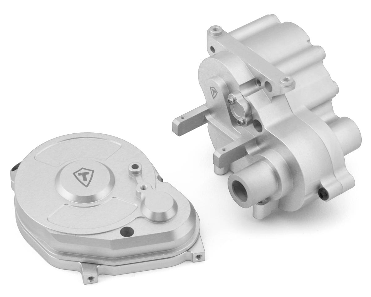 Treal Hobby RBX10 Ryft Aluminum Transmission Gearbox & Motor Mount (Silver)