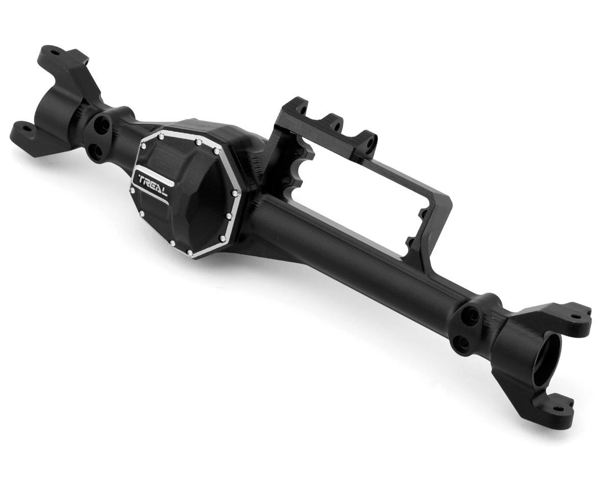 Treal Hobby Axial RBX10 Ryft Aluminum Rear 4WS Axle Housing (Black)