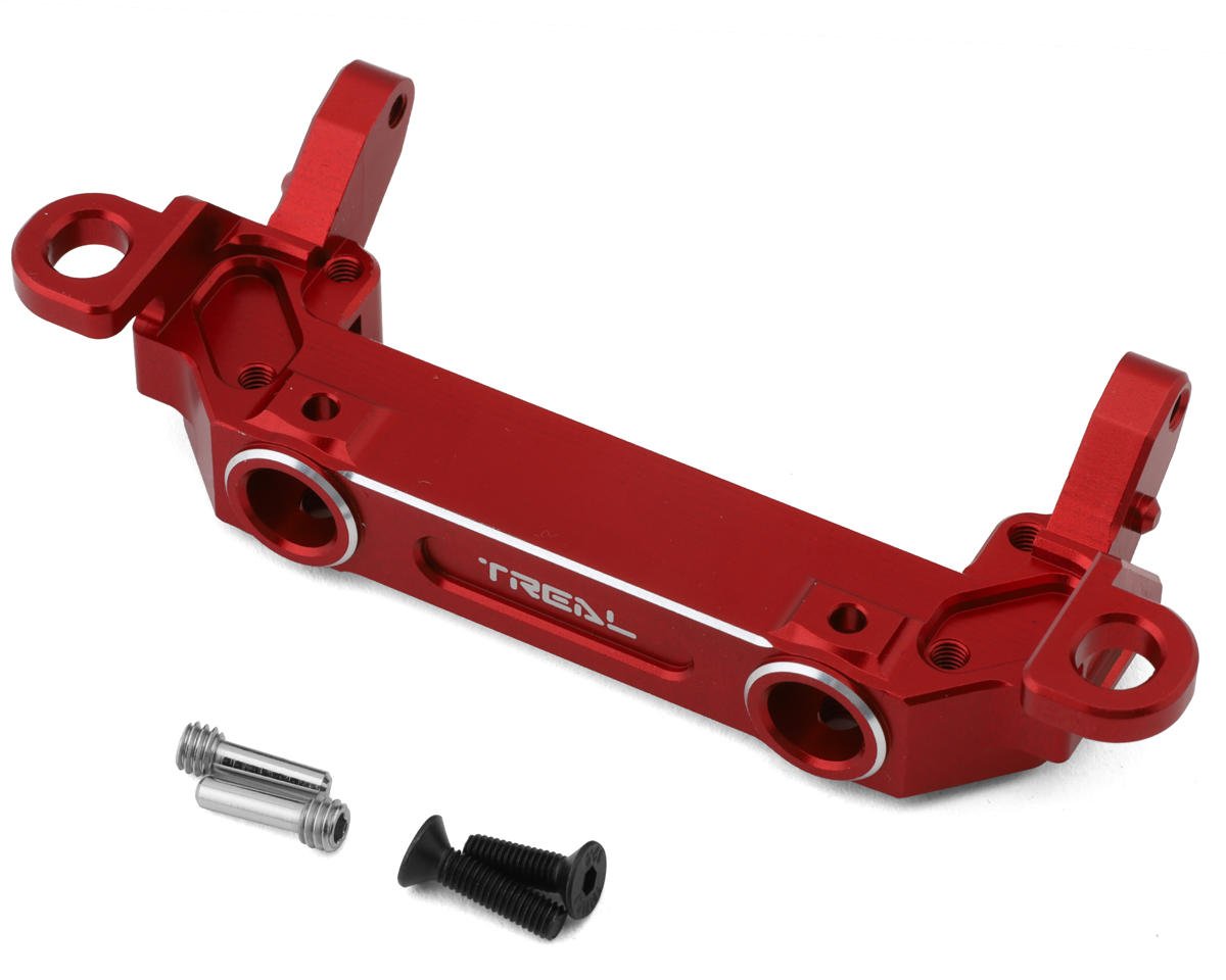 Treal Hobby Axial SCX10 III CNC Aluminum Front Bumper Mount (Red)