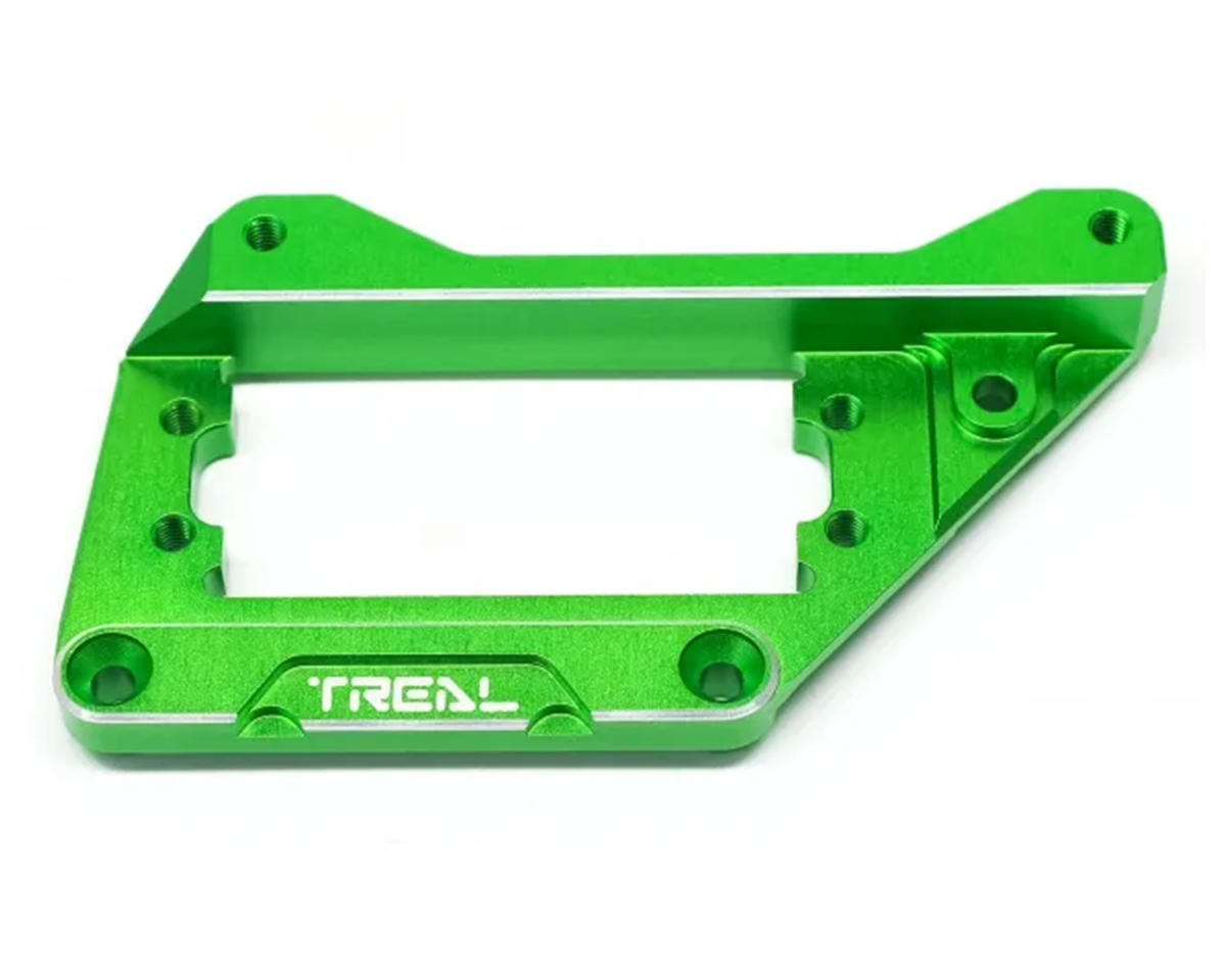 Treal Hobby Axial SCX10 Pro 7075 Aluminum Front 4-Link Servo Mount (Green) (AMS)