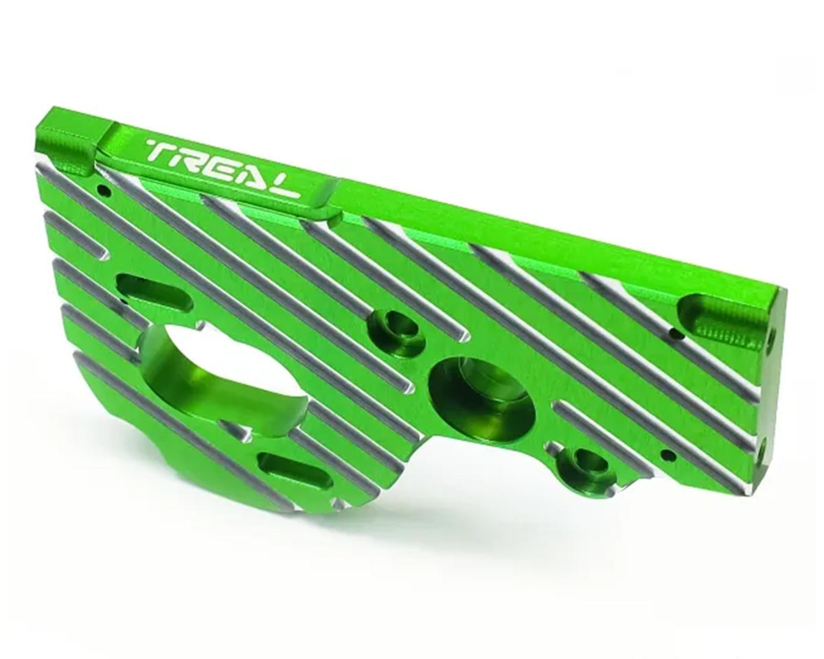 Treal Hobby Axial SCX10 Pro 7075 Aluminum Motor Mount Plate (Green)