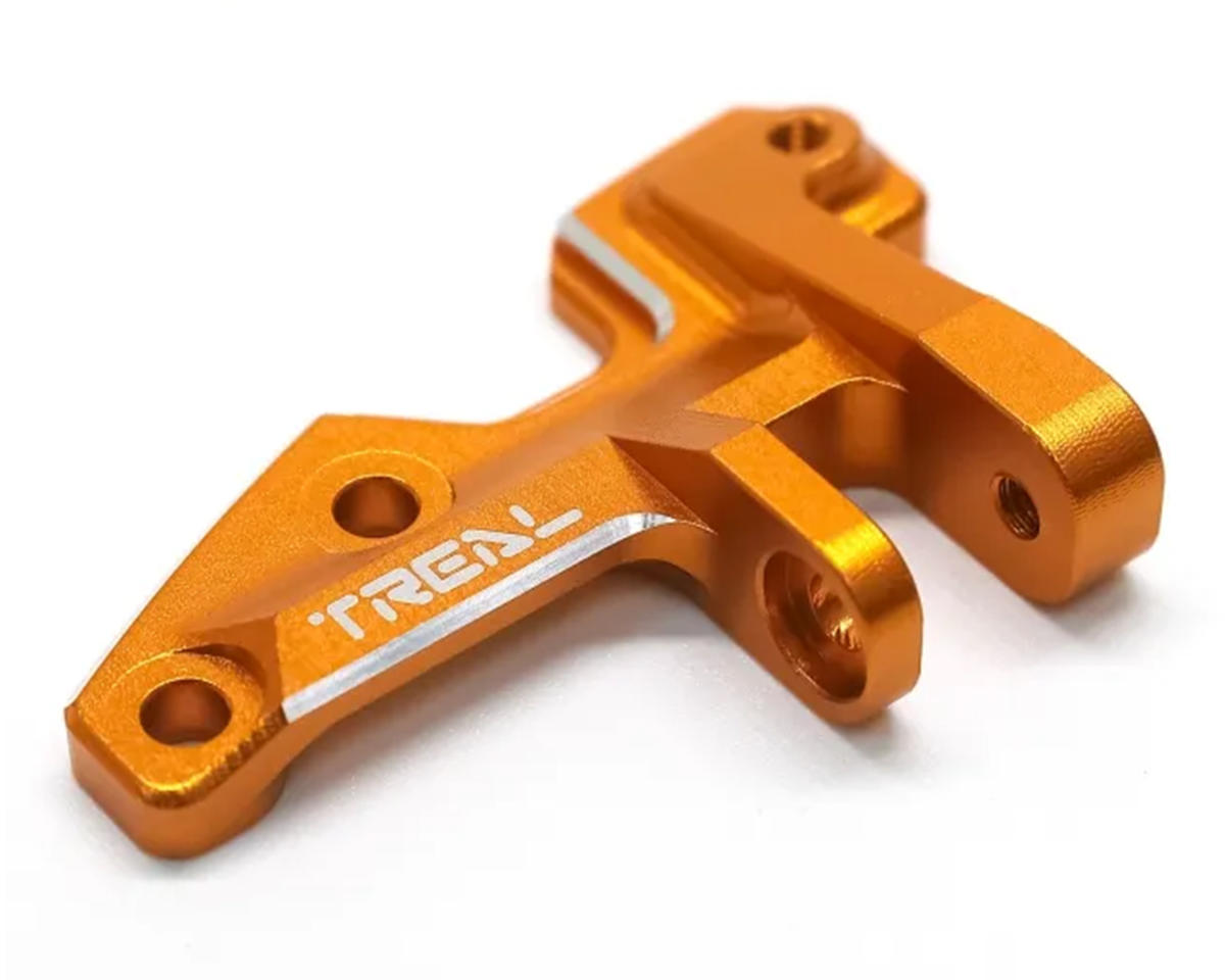 Treal Hobby Axial SCX10 Pro 7075 Billet Aluminum Panhard Chassis Mount (Orange)