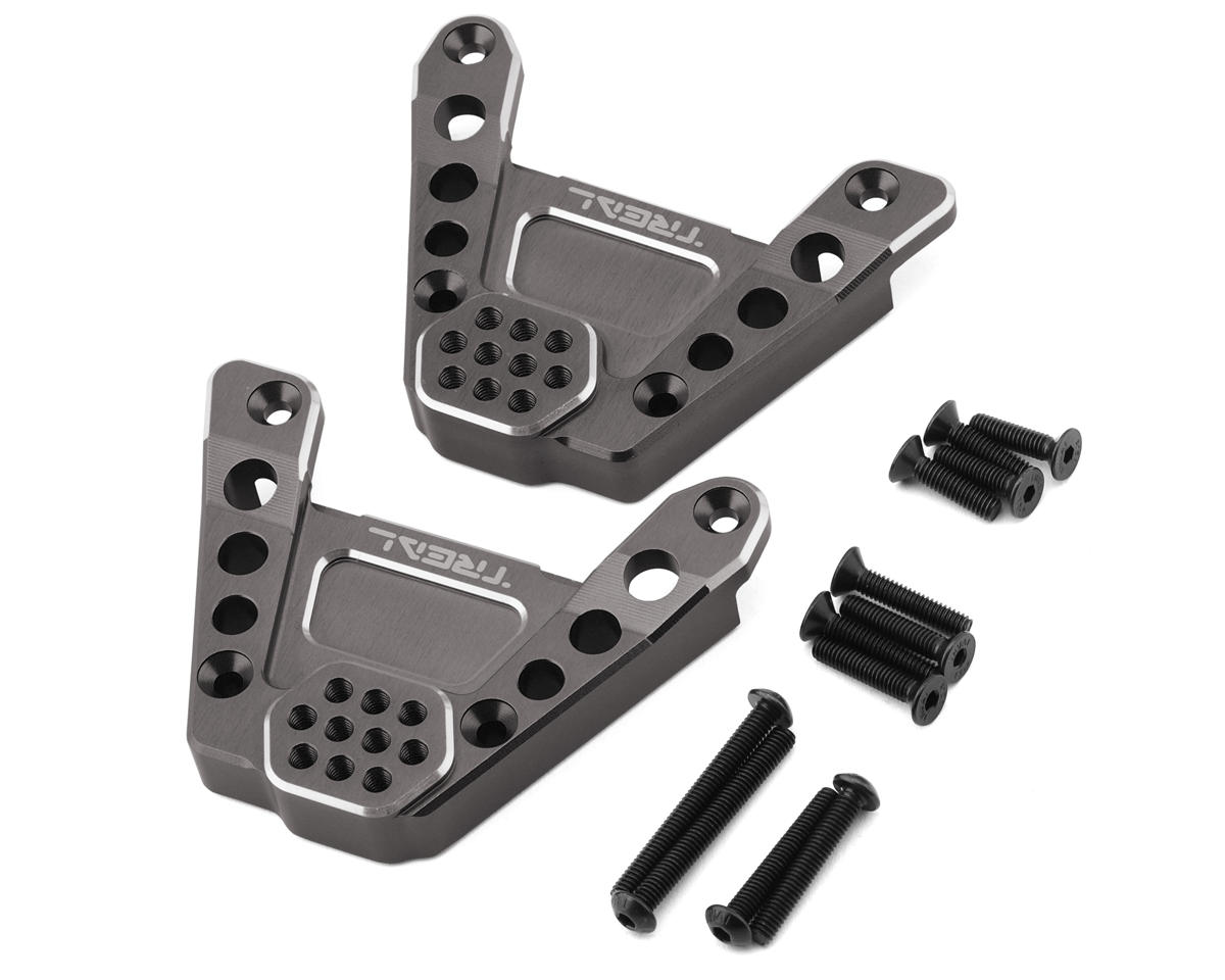 Treal Hobby Axial SCX6 Aluminum Rear Shock Tower (Titanium)