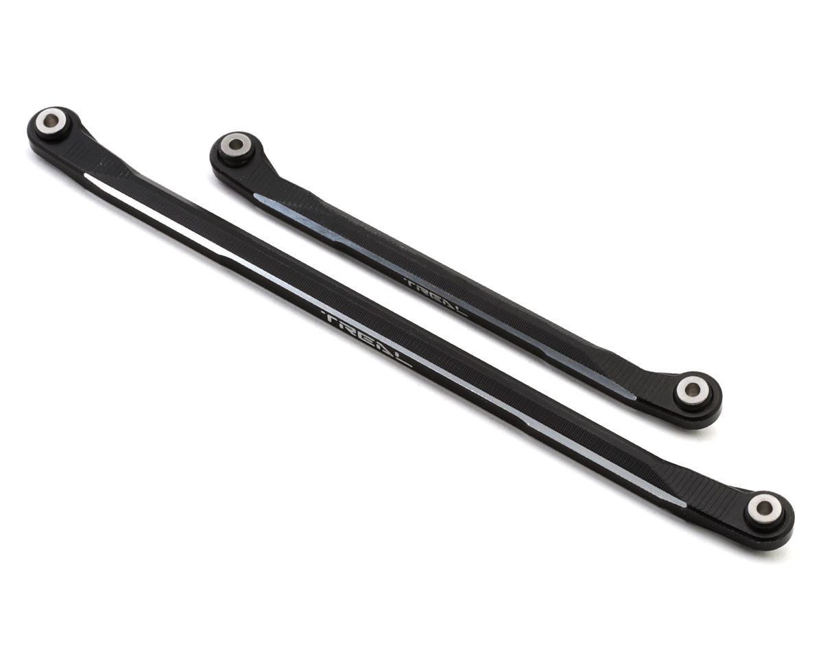 Treal Hobby SCX6 Aluminum Steering Links (Black)