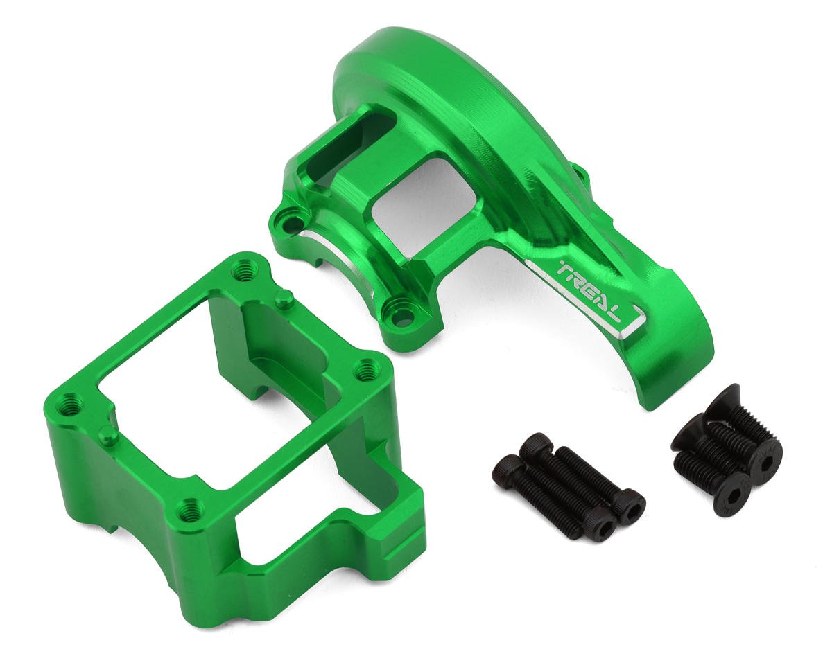 Treal Hobby Aluminum Center Differential Gearbox Case for Traxxas Sledge (Green)
