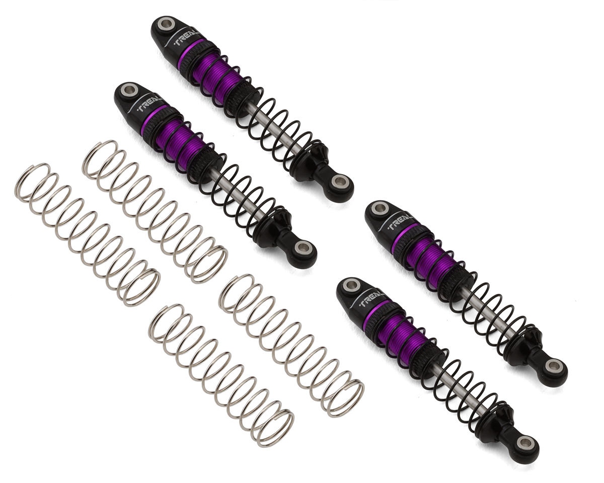 Treal Hobby 59mm Long Travel Shock Set for Traxxas TRX-4M® & TRX-4MT™ (Purple) (4) (Front/Rear)