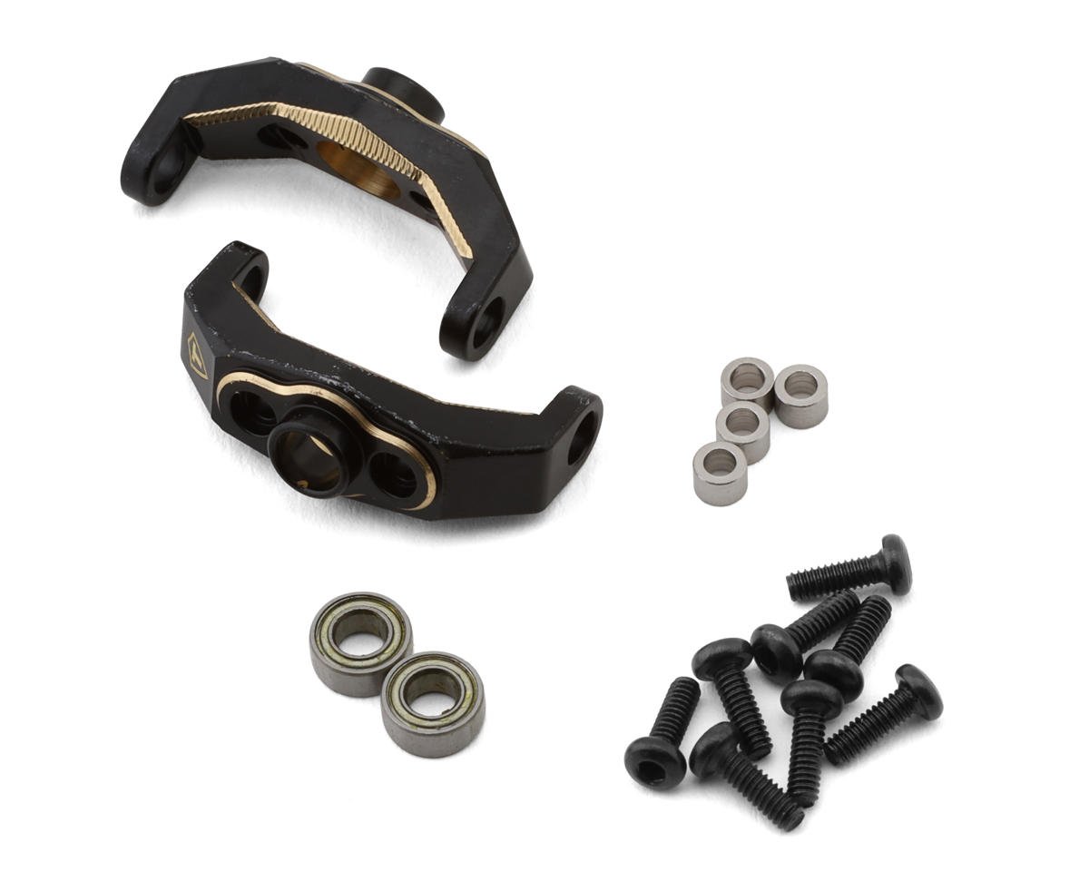 Treal Hobby Brass Front C-Hubs for Traxxas TRX-4M (5.2g) (2)