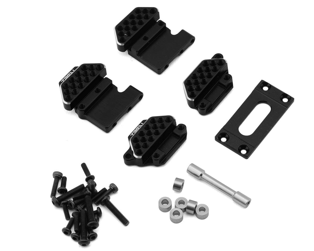 Treal Hobby 7075 Aluminum Shock Mount Set for Traxxas® TRX-4M® High Trail™ (Black) (2) (Front/Rear)
