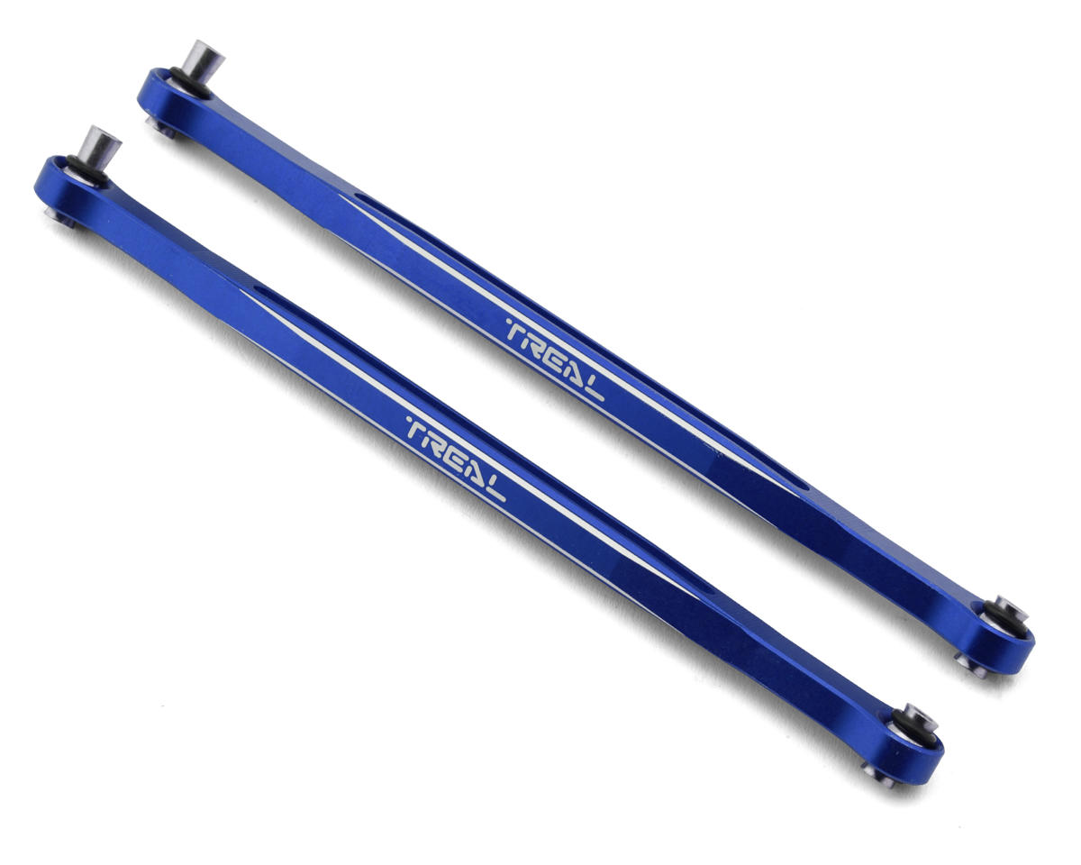 Treal Hobby 7075 Aluminum Extended Steering Toe Link Set for Traxxas® X-Maxx® (Blue) (2)