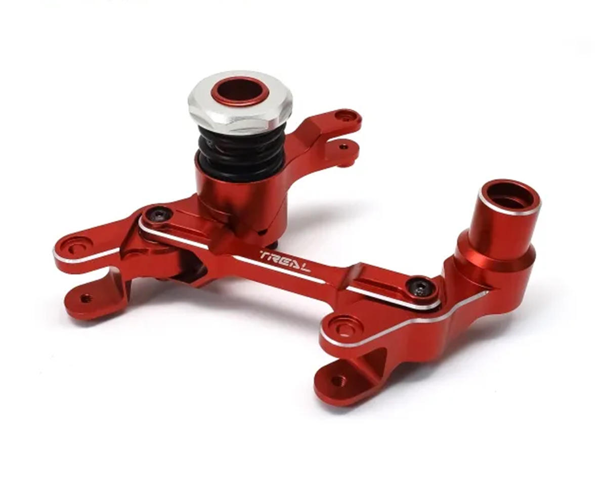 Treal Hobby 7075 Aluminum Servo Saver Bellcrank Assembly for Traxxas® X-Maxx® (Red)