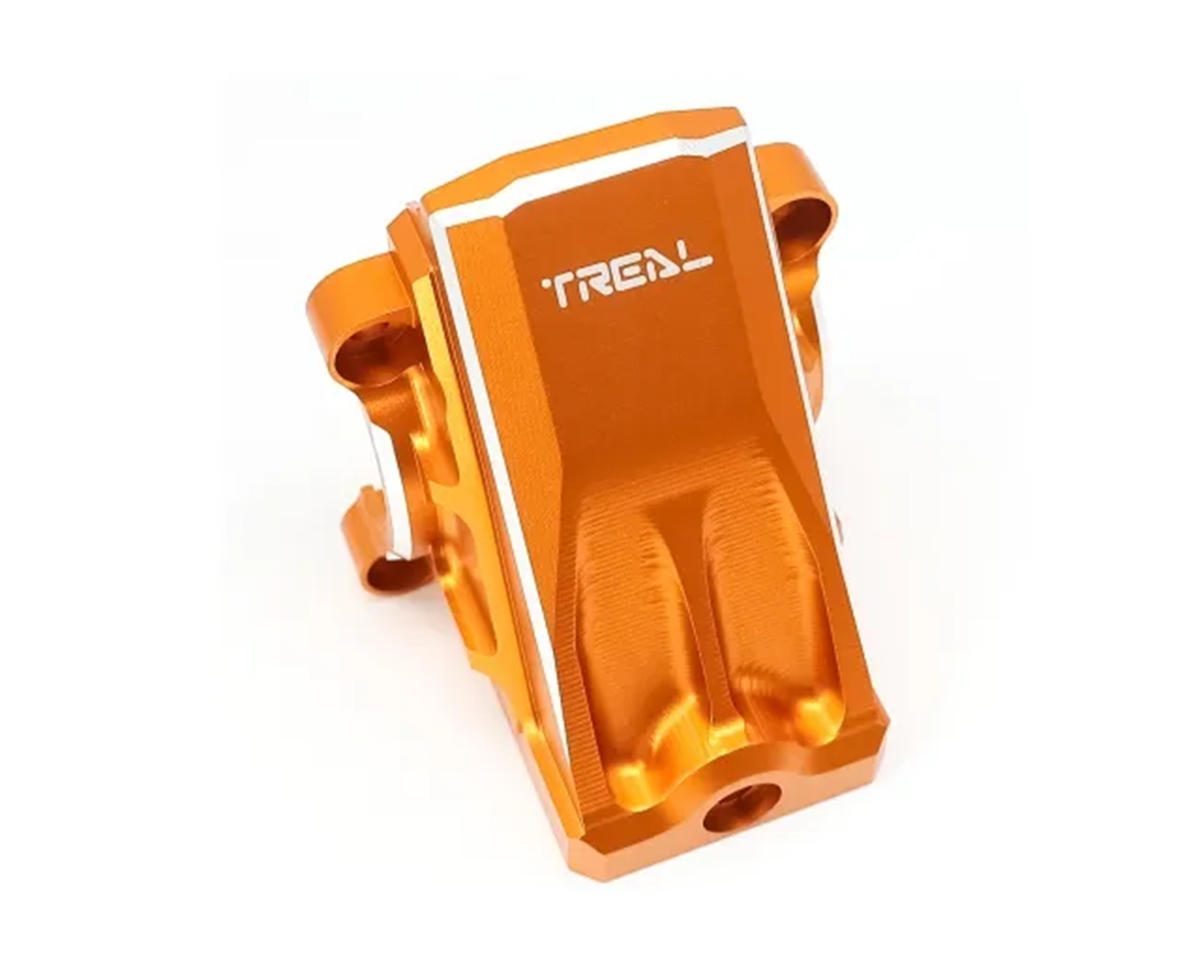 Treal Hobby 7075 Aluminum Differential Housing Cover for Traxxas® X-Maxx® (Orange) (Front/Rear)