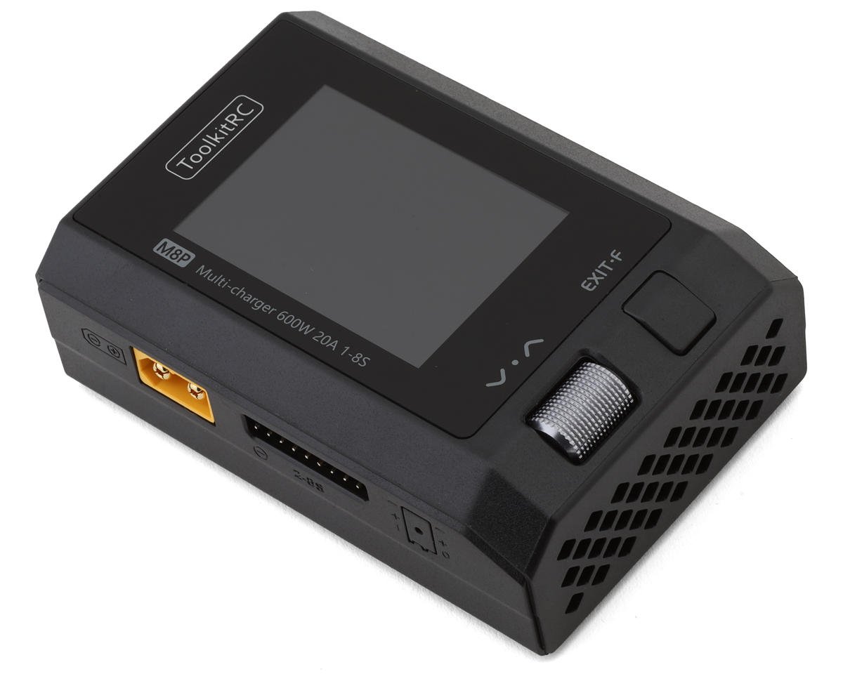 ToolkitRC M8P DC LiPo/LiHV/LiFe Multifunctional Battery Charger (8S/20A/600W)