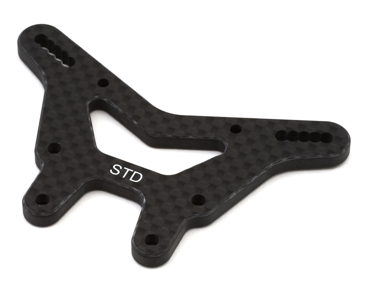 Team Losi Racing 22X Carbon Fiber Front Shock Tower (Standard)