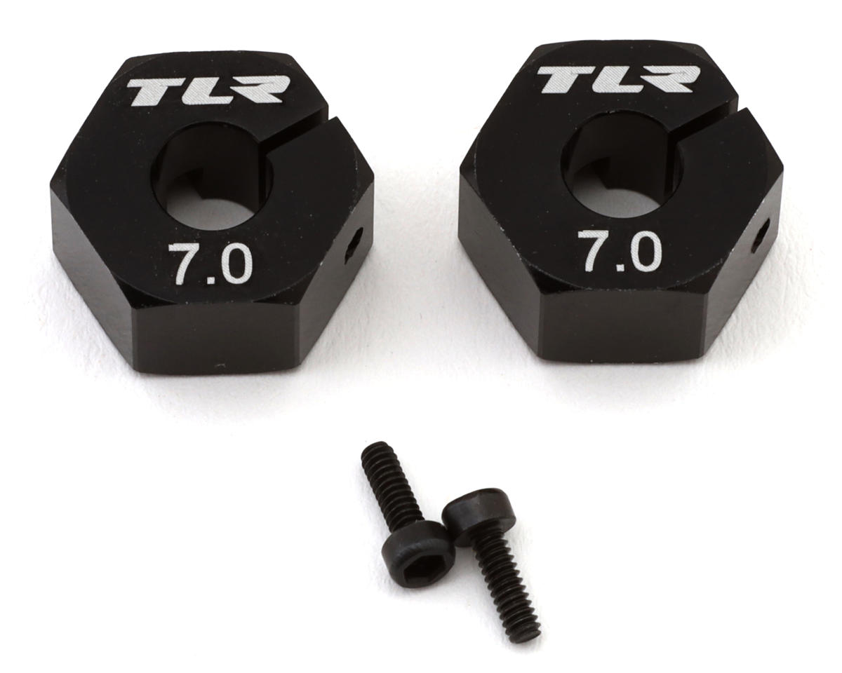 Team Losi Racing 22X Aluminum 12mm Wheel Hex (2) (7mm)