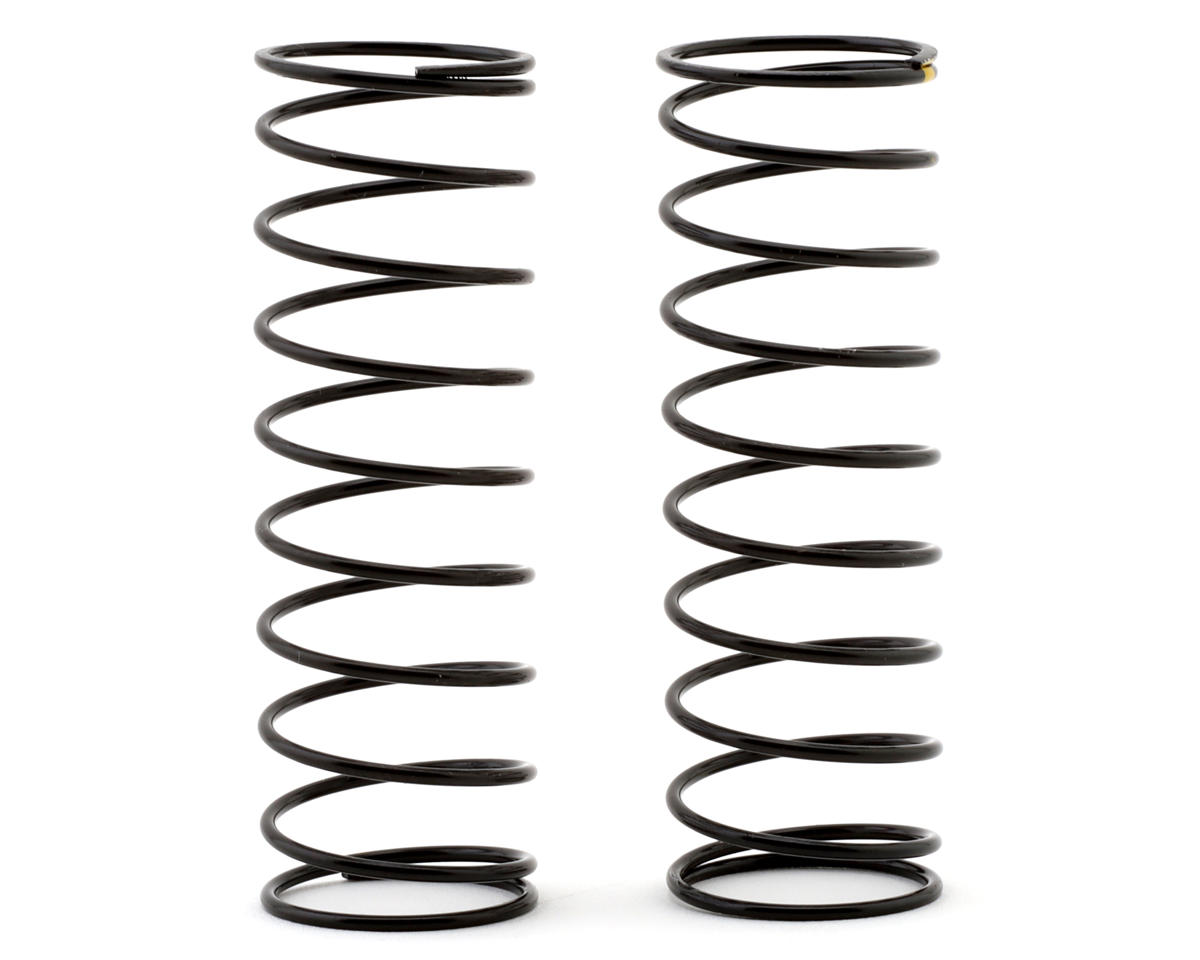 Team Losi Racing 22X 13mm Rear Shock Springs (2) (Yellow/2.10lb)