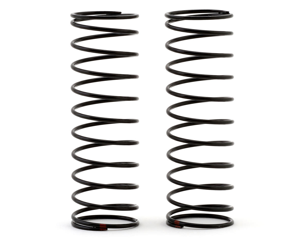 Team Losi Racing 22X 13mm Rear Shock Springs (2) (Red/1.87lb)